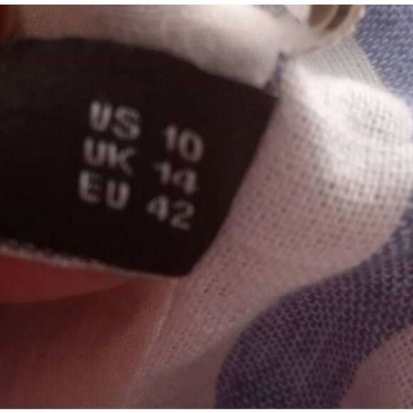 ZAFUL WHITE & BLUE STRIPE HALTER ROMPER SZ.XL EUC. - Picture 8 of 10